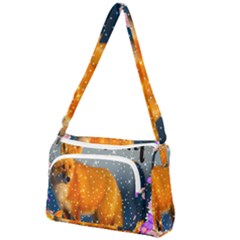 Flowerfoxy Front Pocket Crossbody Bag by LW323