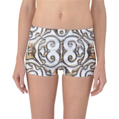 Gold Design Reversible Boyleg Bikini Bottoms by LW323