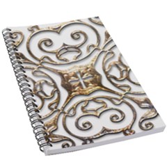 Gold Design 5 5  X 8 5  Notebook