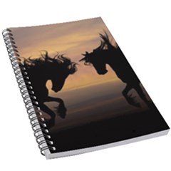 Evening Horses 5 5  X 8 5  Notebook by LW323