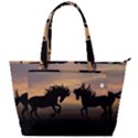 Evening Horses Back Pocket Shoulder Bag  View1