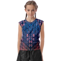 Abstract3 Kids  Raglan Cap Sleeve Tee by LW323