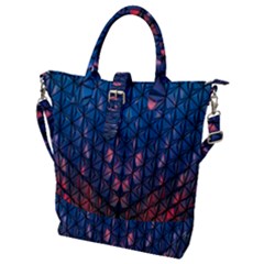 Abstract3 Buckle Top Tote Bag by LW323