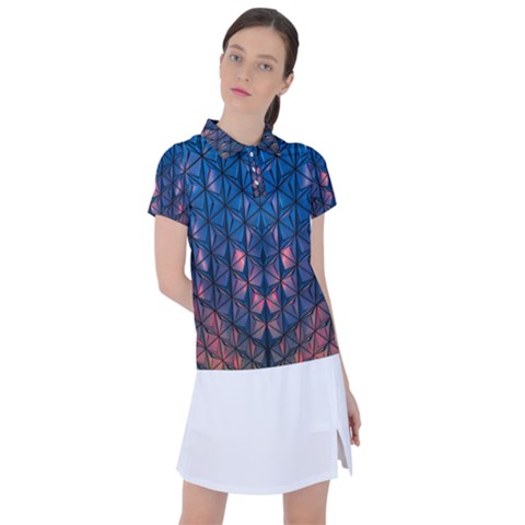 Abstract3 Women s Polo Tee by LW323