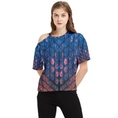 Abstract3 One Shoulder Cut Out Tee by LW323