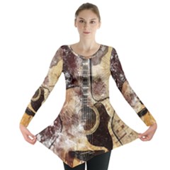 Guitar Long Sleeve Tunic  by LW323