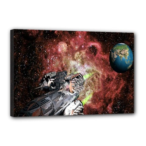 Space Canvas 18  X 12  (stretched) by LW323