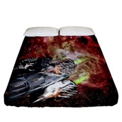 Space Fitted Sheet (queen Size) by LW323