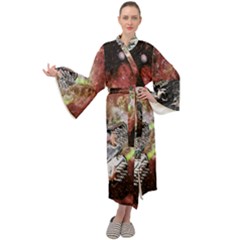 Space Maxi Velour Kimono by LW323
