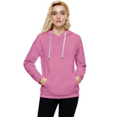 Color Pale Violet Red Women s Lightweight Drawstring Hoodie