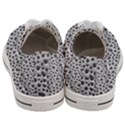 Silver Abstract Print Design Women s Low Top Canvas Sneakers View4