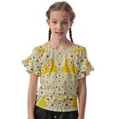 Sunshine Colors On Flowers In Peace Kids  Cut Out Flutter Sleeves by pepitasart