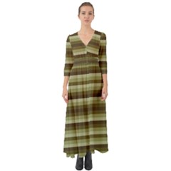 Linear Warm Print Design Button Up Boho Maxi Dress by dflcprintsclothing