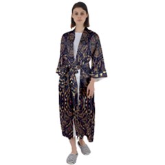 Cool Summer Maxi Satin Kimono by LW323
