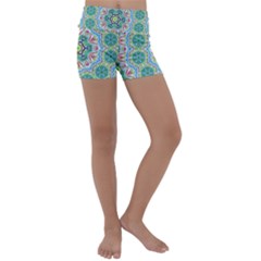 Hawaii Kids  Lightweight Velour Yoga Shorts