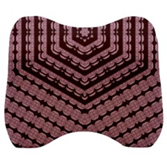 Burgundy Velour Head Support Cushion by LW323