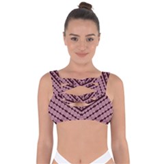 Burgundy Bandaged Up Bikini Top by LW323