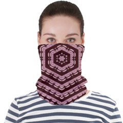 Burgundy Face Seamless Bandana (adult) by LW323