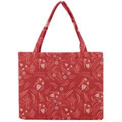 Folk Floral Pattern  Flowers Abstract Surface Design  Seamless Pattern Mini Tote Bag by Eskimos