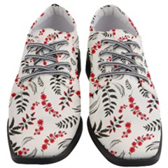 Folk Floral Pattern  Flowers Abstract Surface Design  Seamless Pattern Women Heeled Oxford Shoes by Eskimos