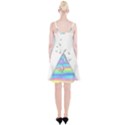 Minimal Holographic Butterflies Spaghetti Strap Velvet Dress View2