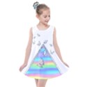 Minimal Holographic Butterflies Kids  Summer Dress View1