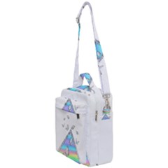 Minimal Holographic Butterflies Crossbody Day Bag