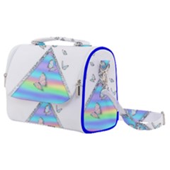 Minimal Holographic Butterflies Satchel Shoulder Bag