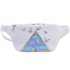 Minimal Holographic Butterflies Waist Bag 