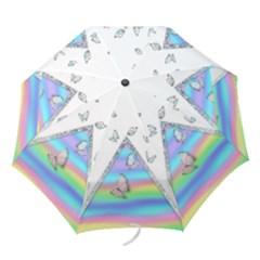 Minimal Holographic Butterflies Folding Umbrellas by gloriasanchez
