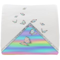 Minimal Holographic Butterflies Seat Cushion