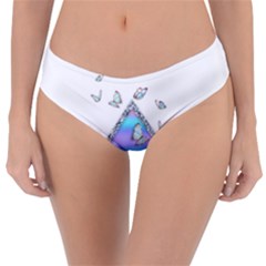 Minimal Holographic Butterflies Reversible Classic Bikini Bottoms by gloriasanchez