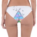 Minimal Holographic Butterflies Reversible Hipster Bikini Bottoms View4
