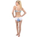 Minimal Holographic Butterflies Layered Top Bikini Set View2