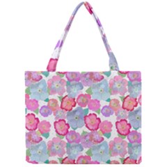 Bright, Joyful Flowers Mini Tote Bag by SychEva