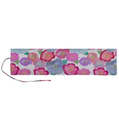 Bright, Joyful Flowers Roll Up Canvas Pencil Holder (l) by SychEva