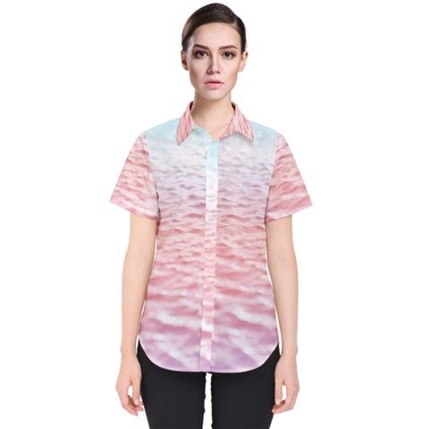Tropical Ocean Women s Short Sleeve Shirt by gloriasanchez