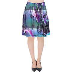 Technophile s Bane Velvet High Waist Skirt by MRNStudios