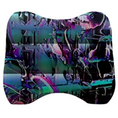 Technophile s Bane Velour Head Support Cushion by MRNStudios