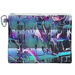 Technophile s Bane Canvas Cosmetic Bag (xxl) by MRNStudios