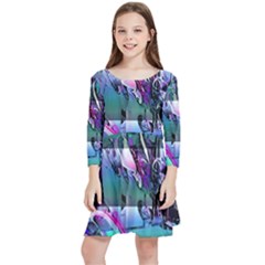 Technophile s Bane Kids  Quarter Sleeve Skater Dress by MRNStudios