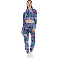 Technophile s Bane Cropped Zip Up Lounge Set by MRNStudios