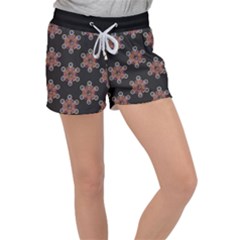 Metatron Cube Velour Lounge Shorts by gloriasanchez