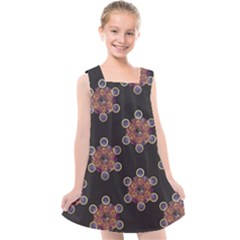 Metatron Cube Kids  Cross Back Dress by gloriasanchez