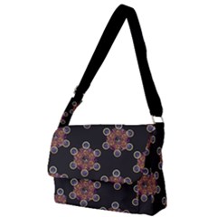 Metatron Cube Full Print Messenger Bag (l)