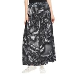 Demon Chrome Maxi Chiffon Skirt by MRNStudios