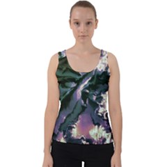 Abstract Wannabe Velvet Tank Top by MRNStudios