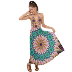 Mandala Backless Maxi Beach Dress by SoLoJu