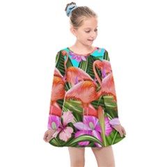 Exotisme Kids  Long Sleeve Dress