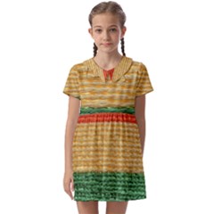 Couleurs Emblématiques Kids  Asymmetric Collar Dress by SoLoJu